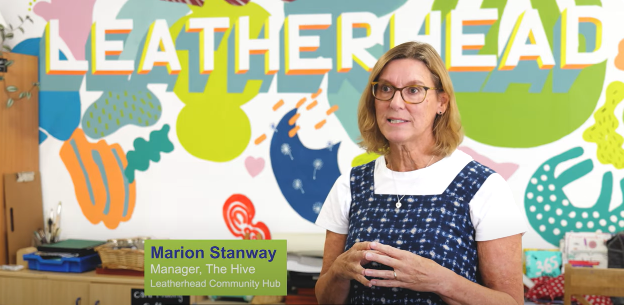 Marion Stanway, Manager at The Hive, Leatherhead Community Hub